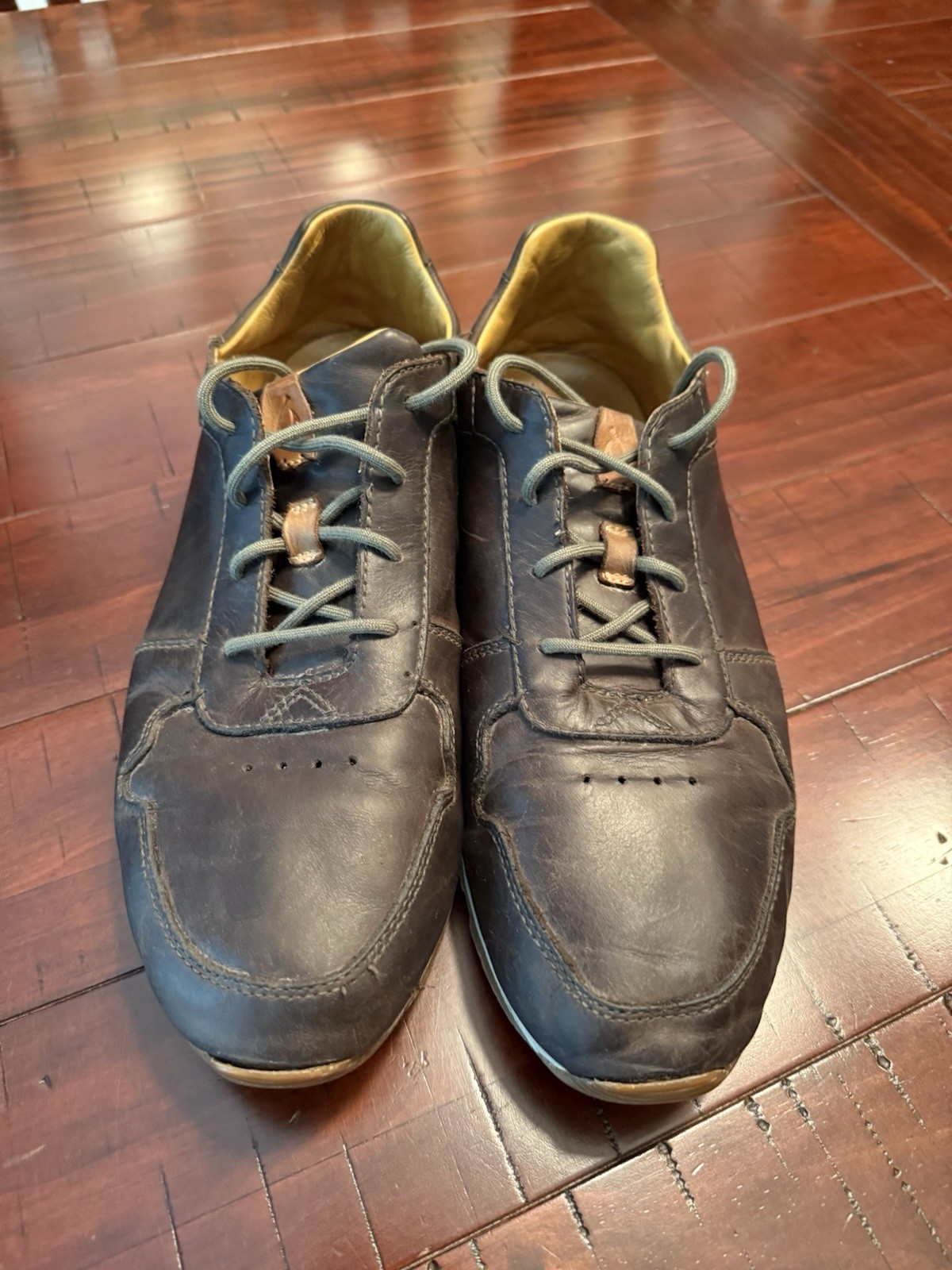 Olukai Huaka’i Li Leather Shoes Sneakers Brown Casual Men’s Size 11 US / 44 EU