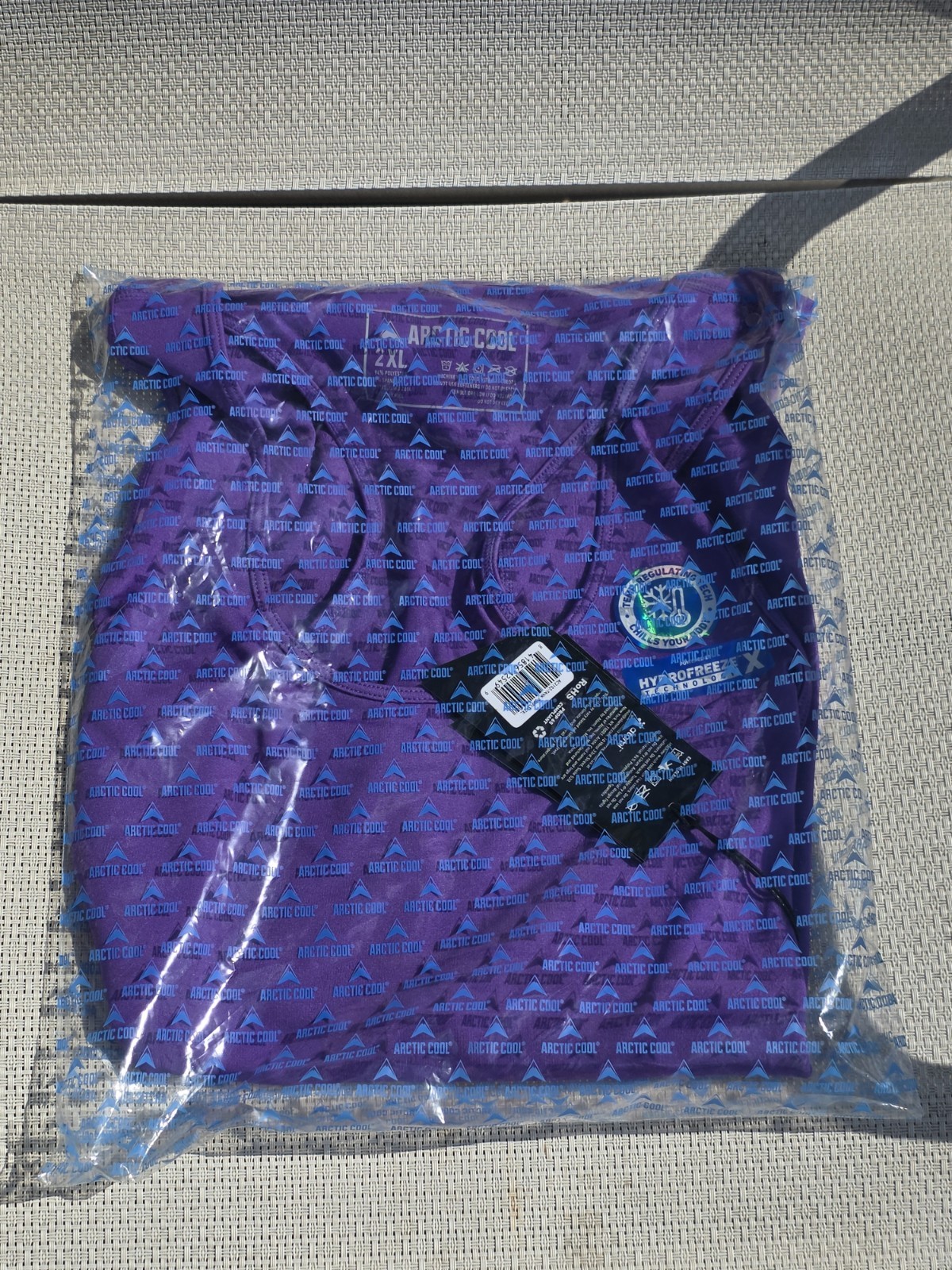 New In Package Arctic Cool Purple Womens Tank Top – Size 2XL Shirt Summer Pool
