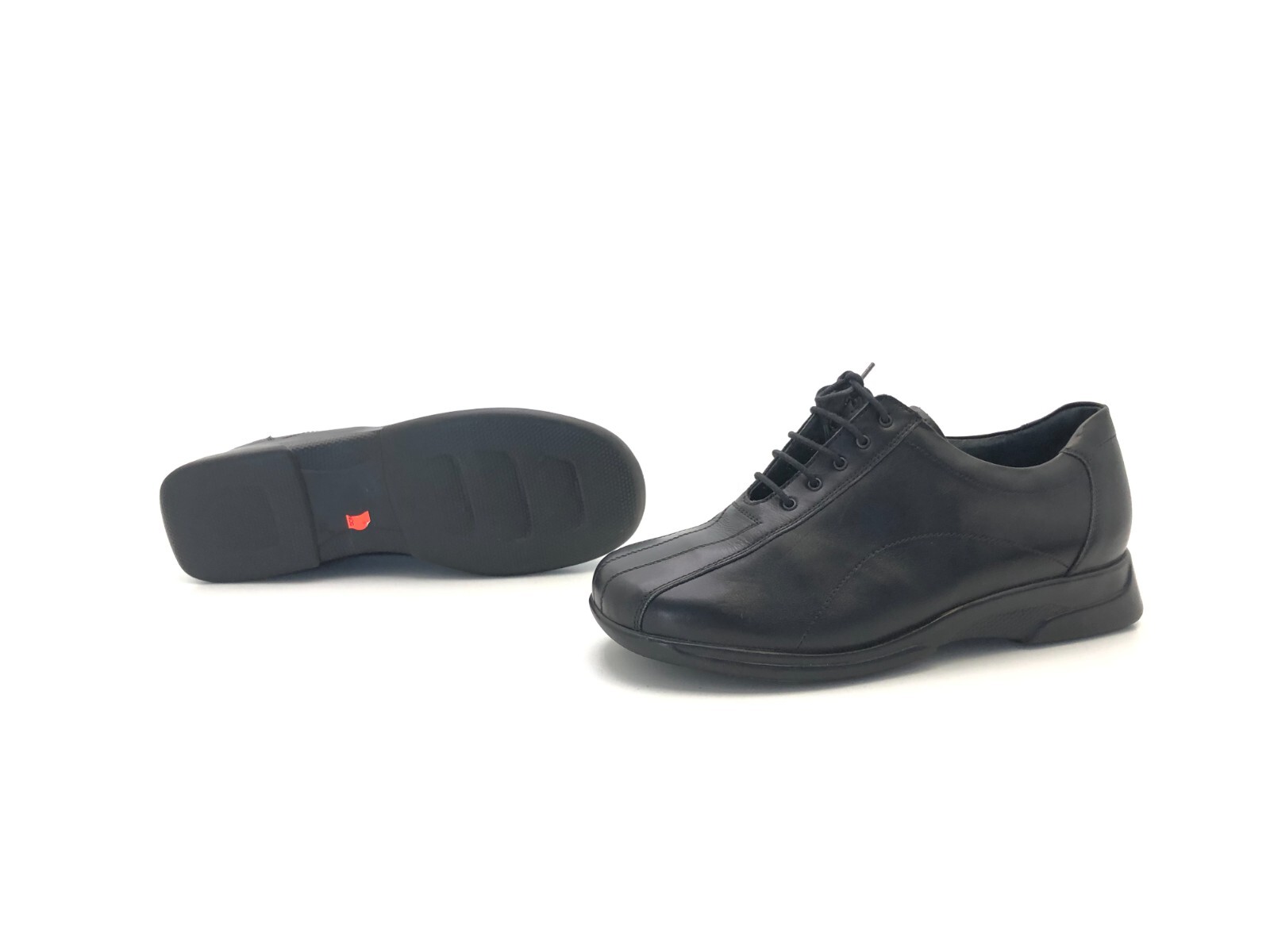 Theresia M. ladies loafers lace up loafers comfort black size 38.5 (UK 5.5)