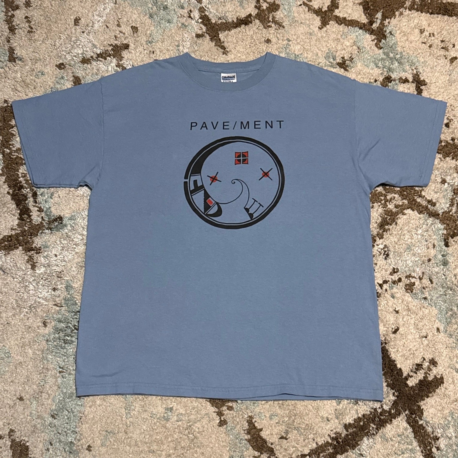 Vintage Pavement Diagram Shirt Size XL Indie Alternative Rock Band Tee 90s 2000s