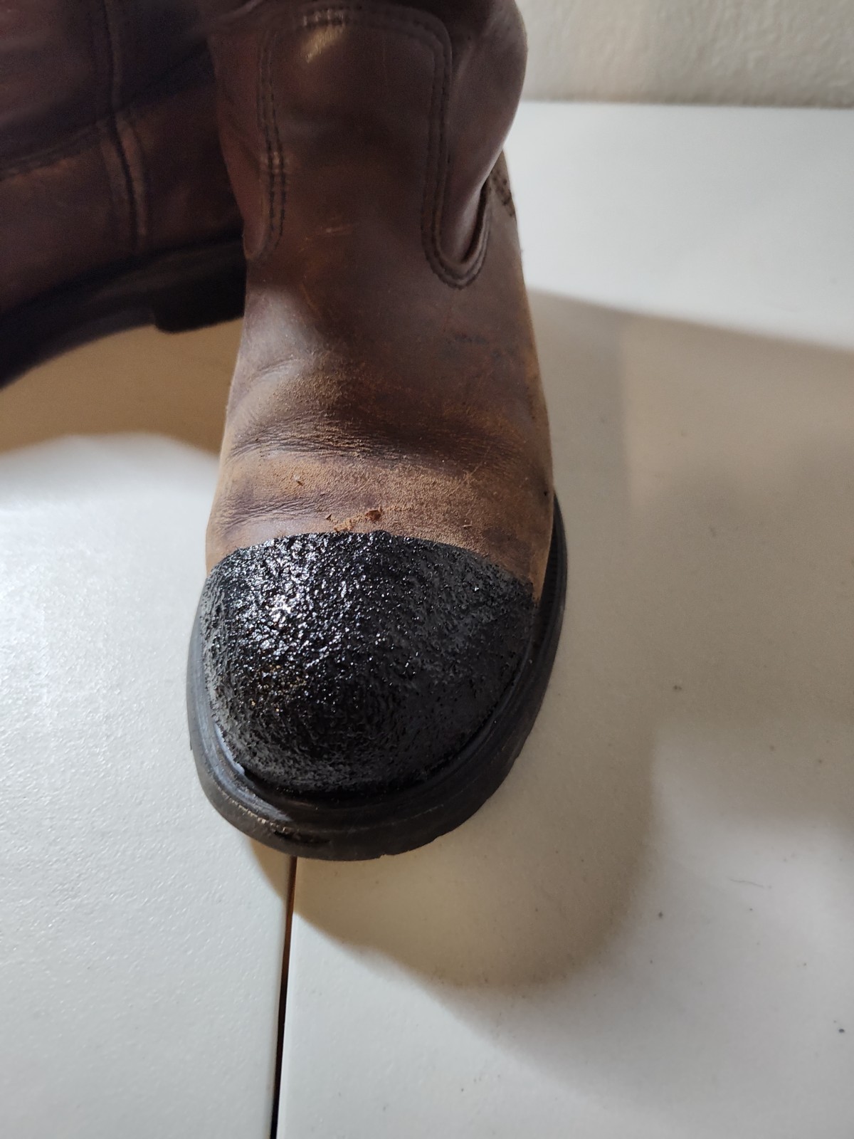 Red Wing Shoes 2231 Slip On Steel Toe Boots w. KG’s Boot Guard – US Size 8