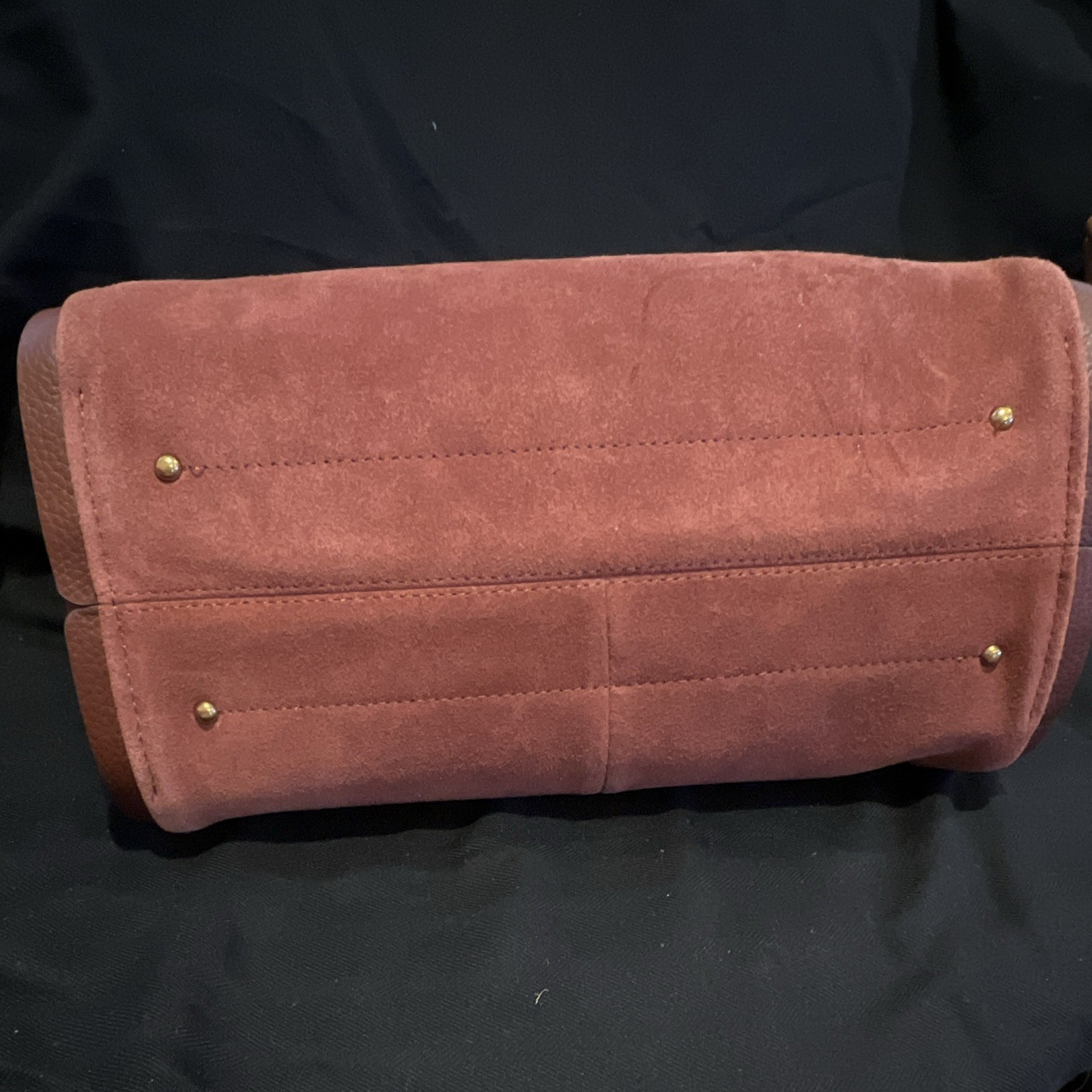 NWT American Leather Co. Auburn Triple Entry Tote Purse
