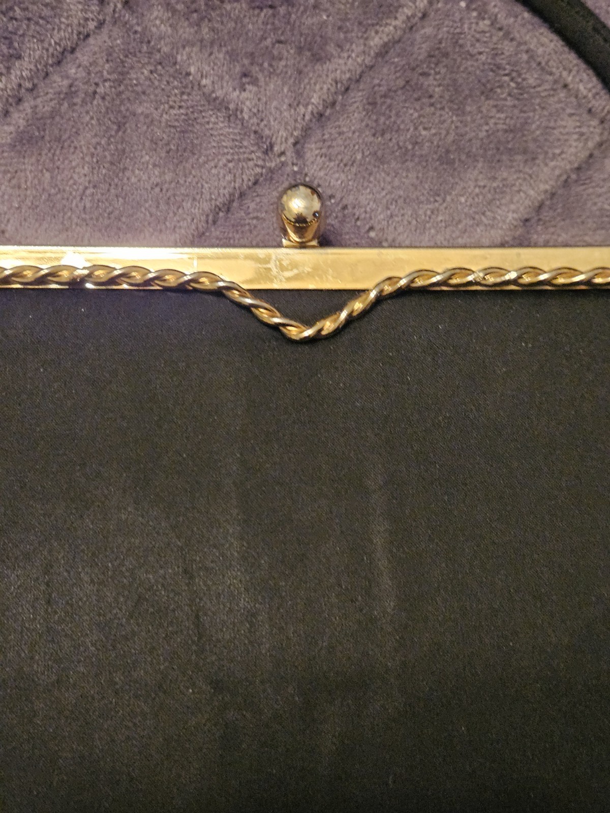 Vintage Black Evening Purses Set of 2 (Buyer takes both)