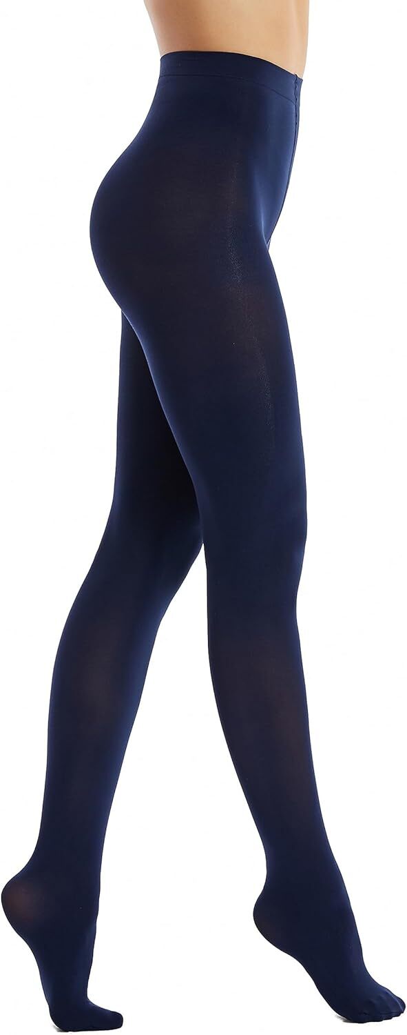 Women’s 80D Soft Opaque Footed Pantyhose Tights Plus Size Cosplay Ballet Wear