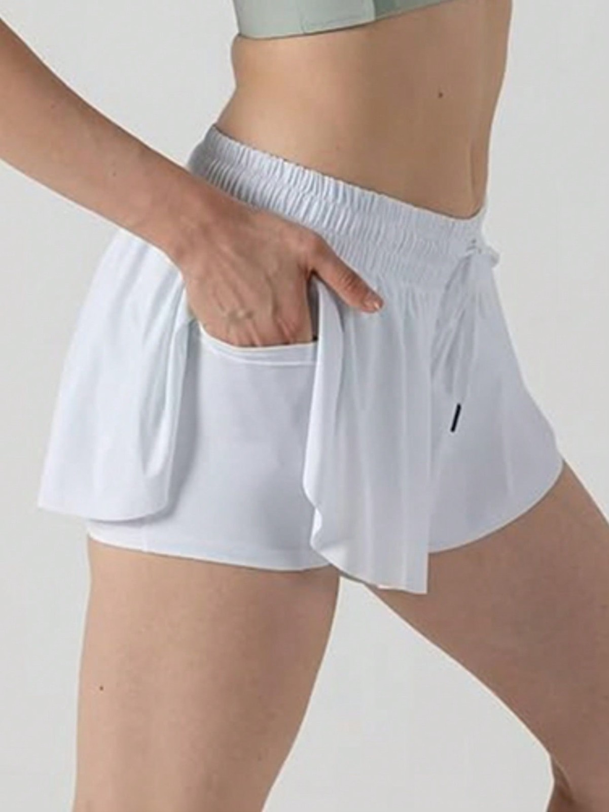 “SALE” Flowy Butterfly High Waisted Athletic Shorts For Women Yoga Gym Tennis