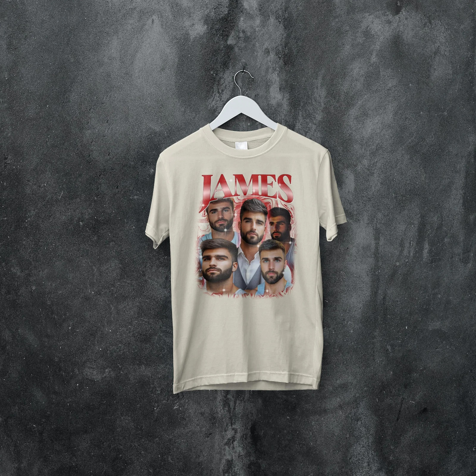 Custom Bootleg Rap Tee, custom bootleg shirt, custom photo shirt, birthday gift