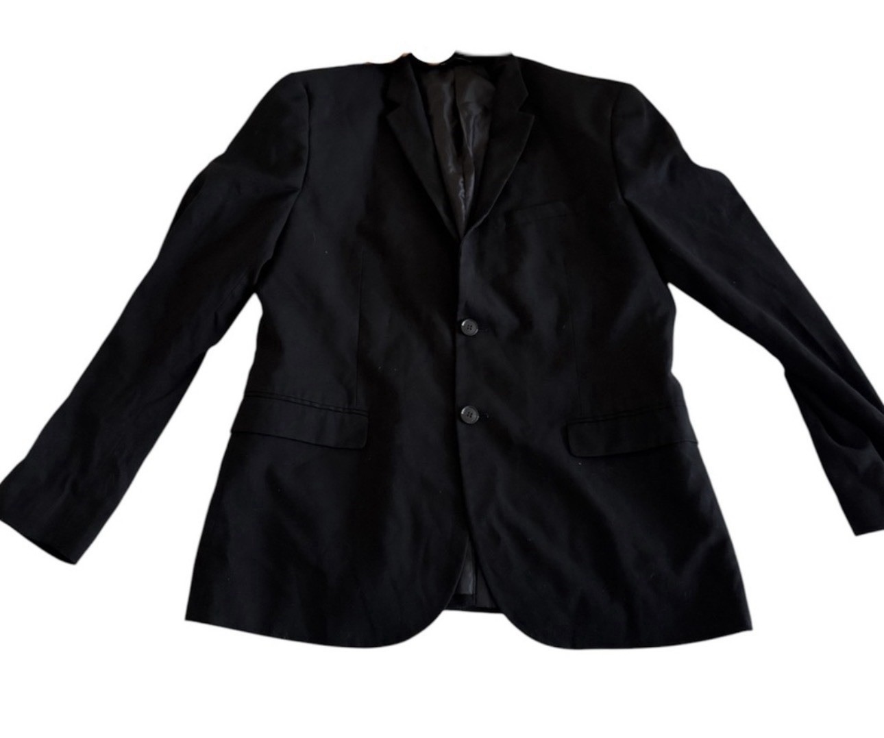 H&M | Men’s Skinny Fit Coupe Moulante Blazer Black Size 46R
