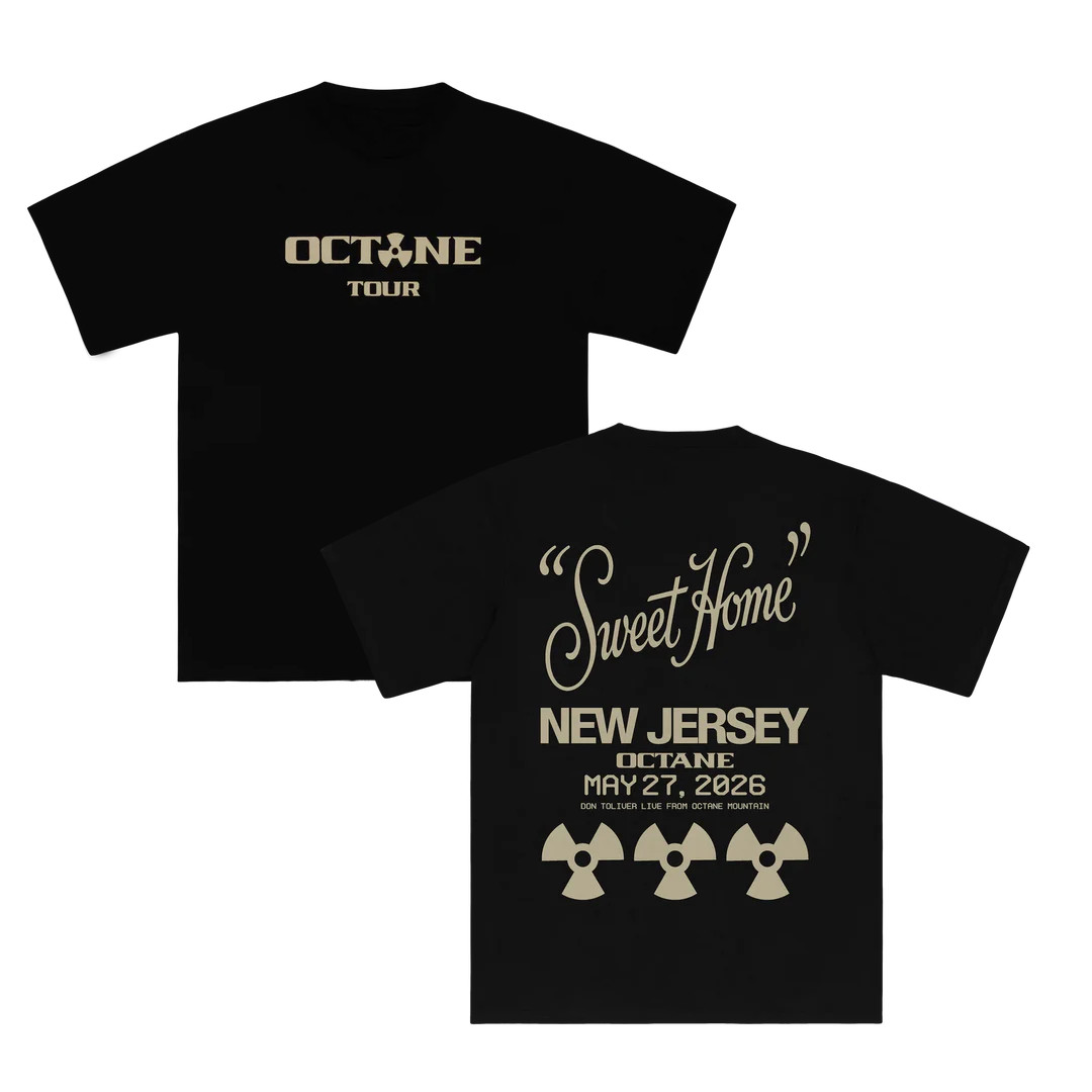 Don Toliver Merch – Octane “Sweet Home” New Jersey On May 27, 2026 T-Shirt