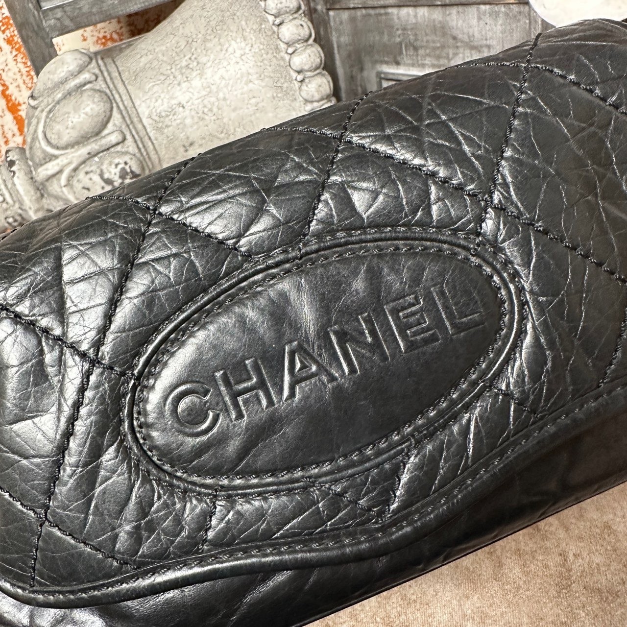 Chanel Pre-Owned Authentic Luxury Handbag Silver Free Tracked Shipping