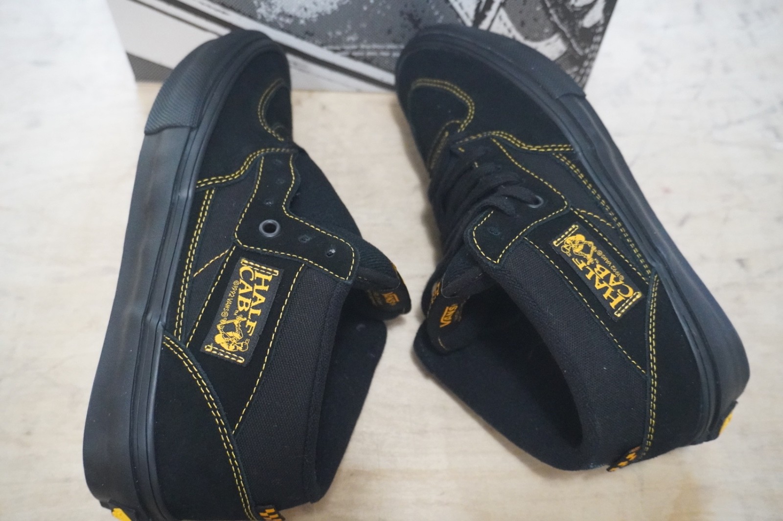 Vans Skate Half Cab NEW black/mustard