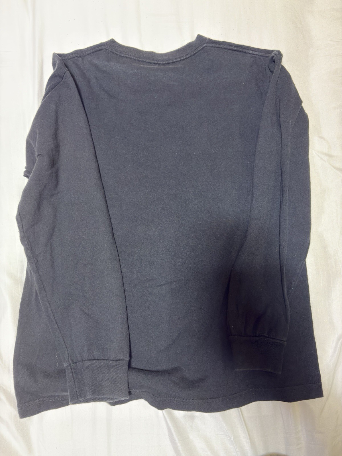 Men’s VTG Stussy SS Skull faded black long sleeve t-shirt M graffiti cross bones