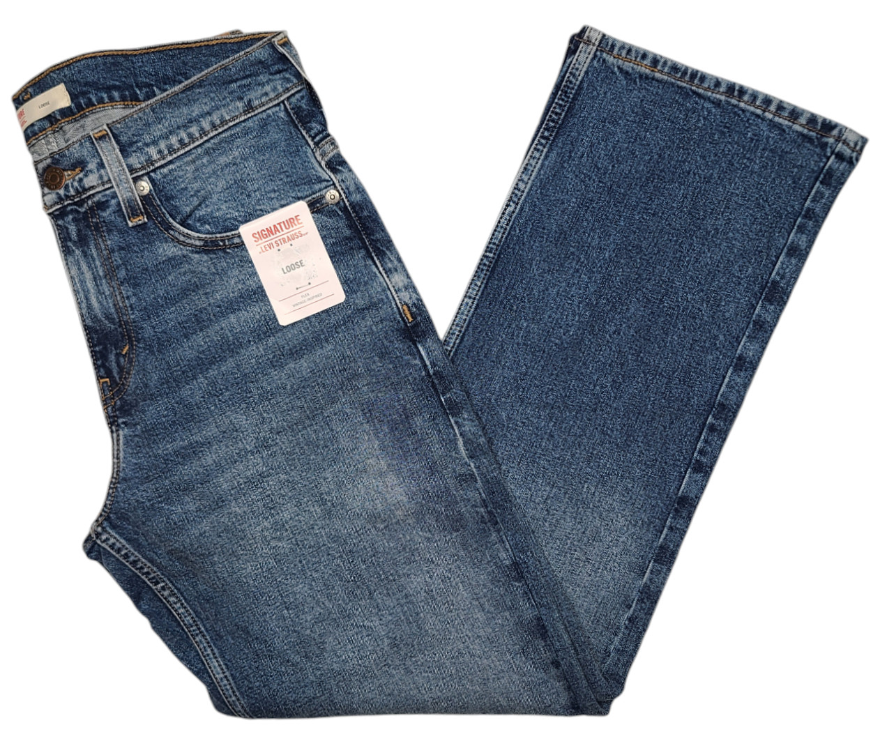 Signature By Levi Strauss & Co. #11652 NEW Men’s Flex Stretch Loose Jeans