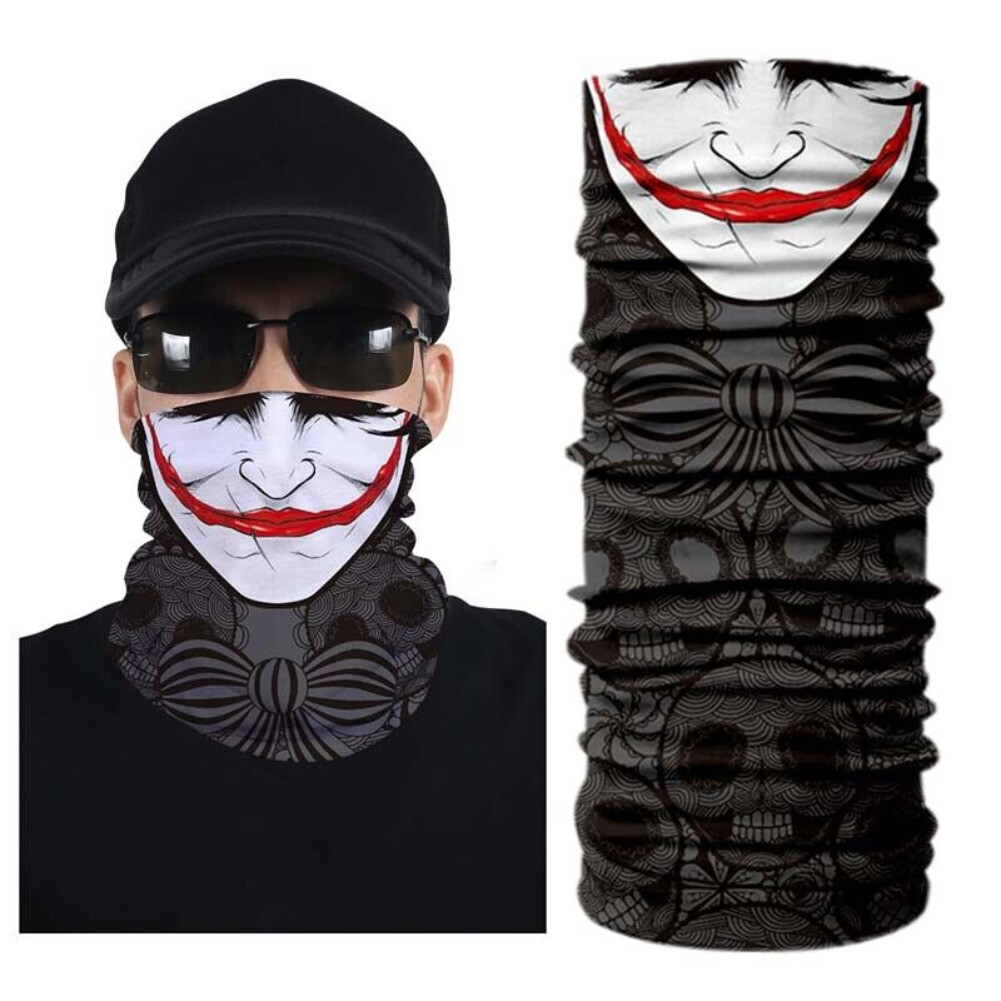 Balaclava Neck Gaiter Bandana Sun Scarf Tube Half Face Mask Skull Cover Headwear