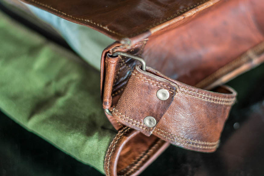 Handmade Men’s Genuine Leather Vintage Laptop Messenger Briefcase Bag Satchel