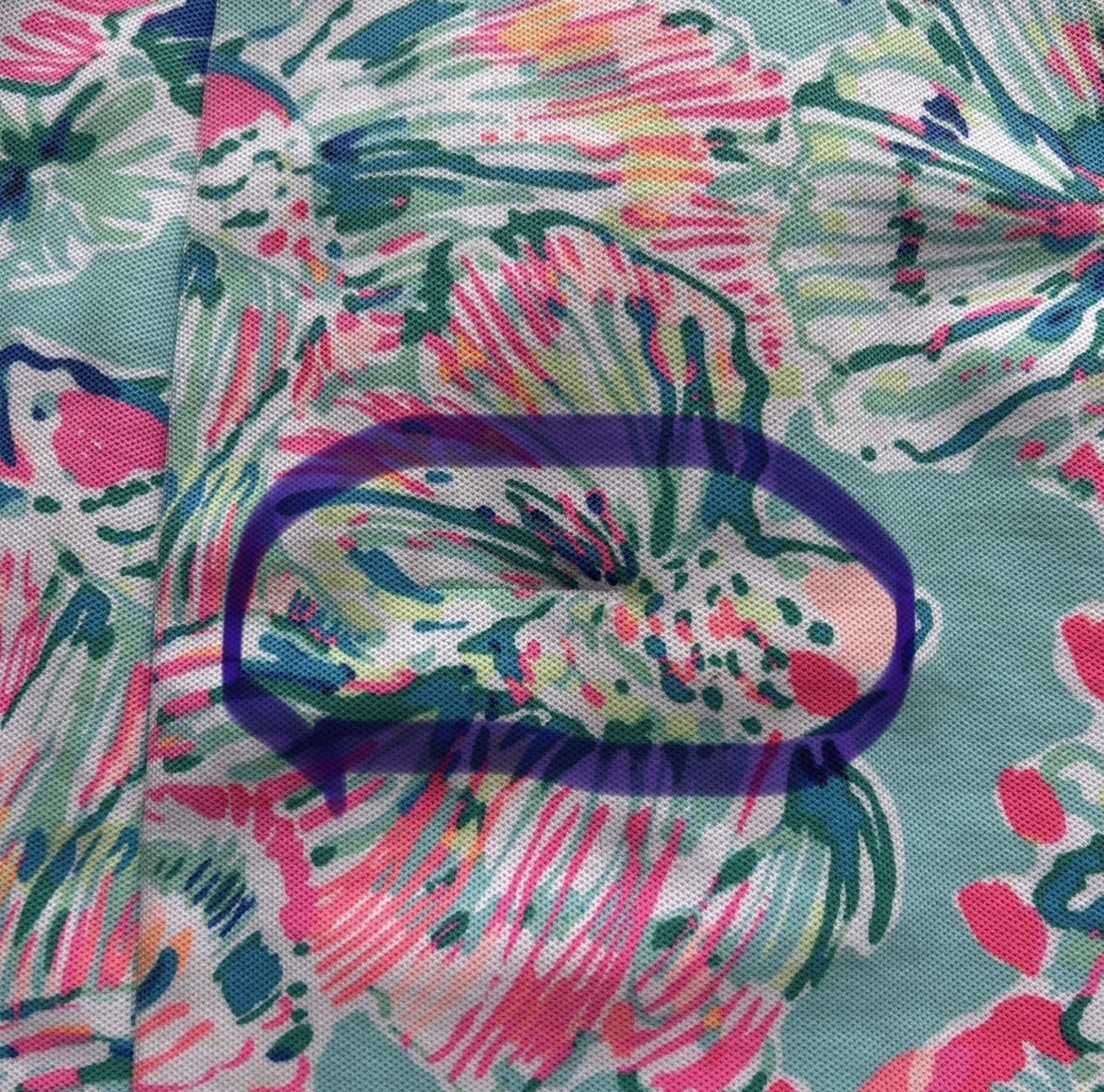 Lilly Pulitzer Arden Mini Shift Dress Serene Blue Gypsea Size Medium Fringe Fish