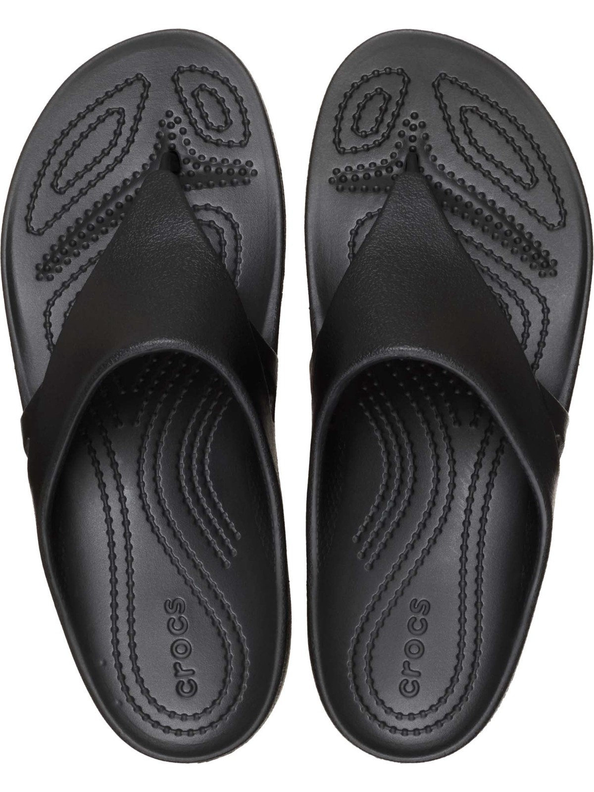 HOT SALE – Crocs Women’s Kadee Flip Flop Wedge Sandal Black New
