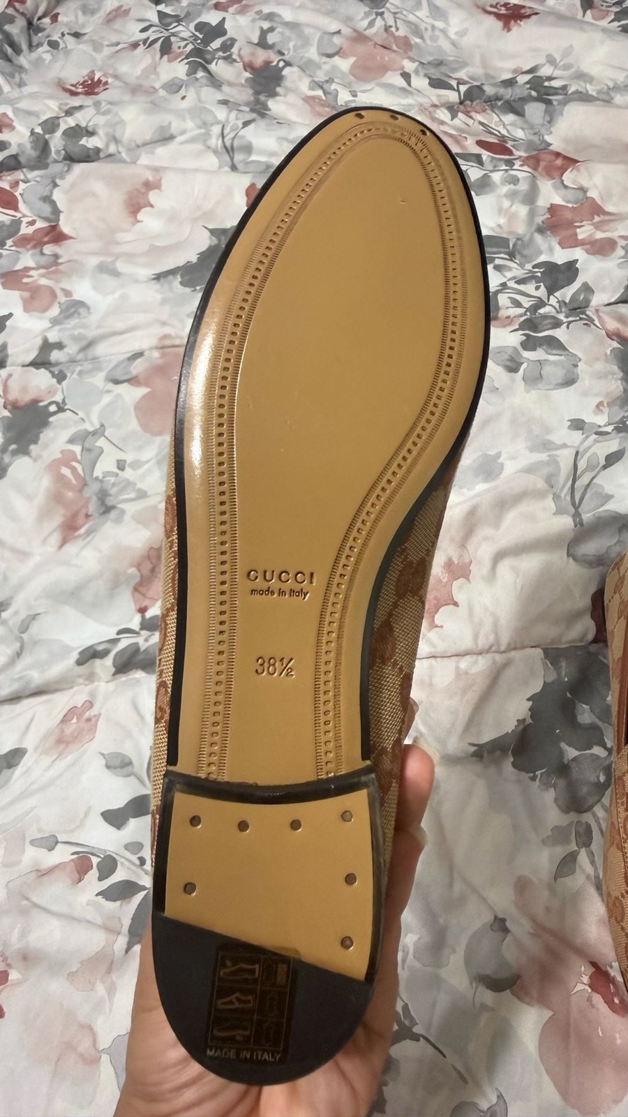 Gucci Jordaan GG Supreme Canvas Horsebit Loafers