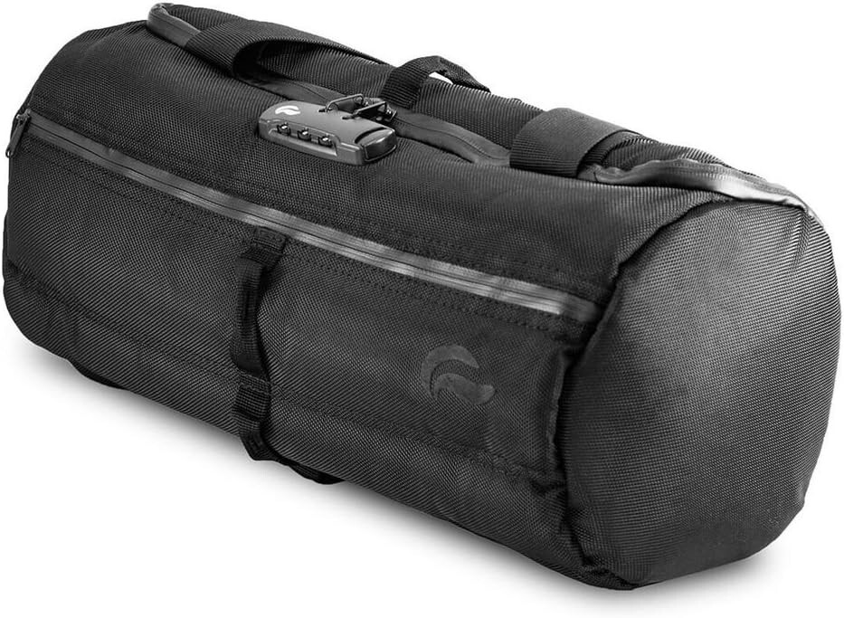SKUNK Odor Smell Proof + Weatherproof Bag Carbon Lining-16″ DUFFLE TUBE – Black