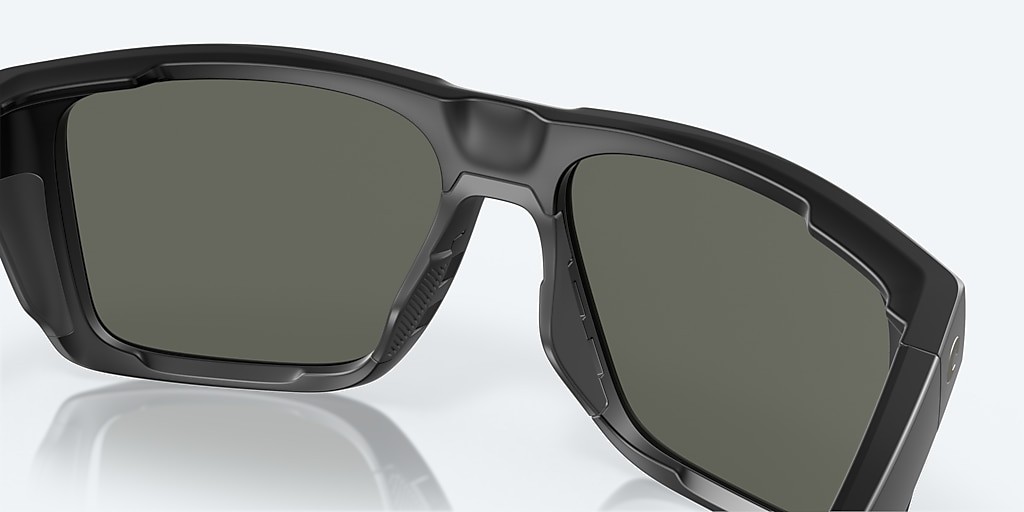 Costa Del Mar Lido Matte Black/Gray 580G Polarized 57 mm Sunglasses