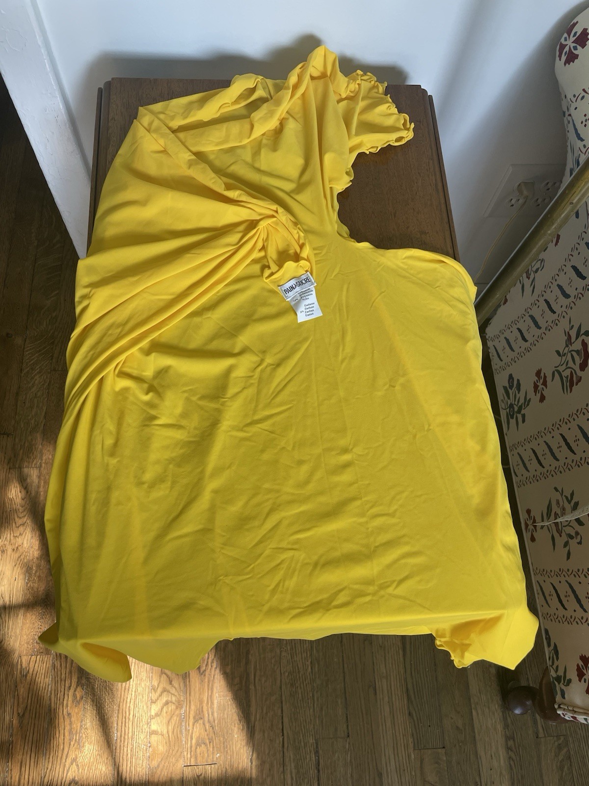 Pain De Sucre Yellow Sarong Pareo Coverup One Size France