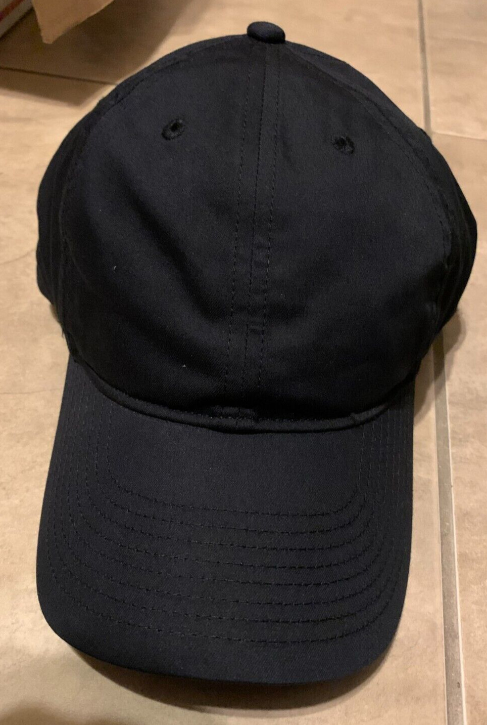 Nike Dri-Fit Heritage-86 Golf Black w/ White Swoosh Blank Hat Cap NEW w/ Tag