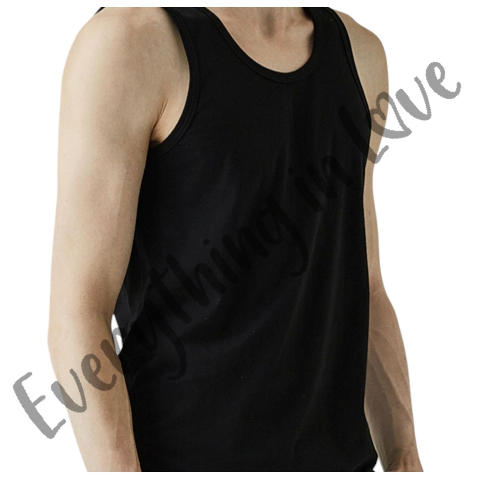 BYC 3 Pack Men 100% Premium Soft Cotton Tank Top Undershirts A Shirts Inner Wear