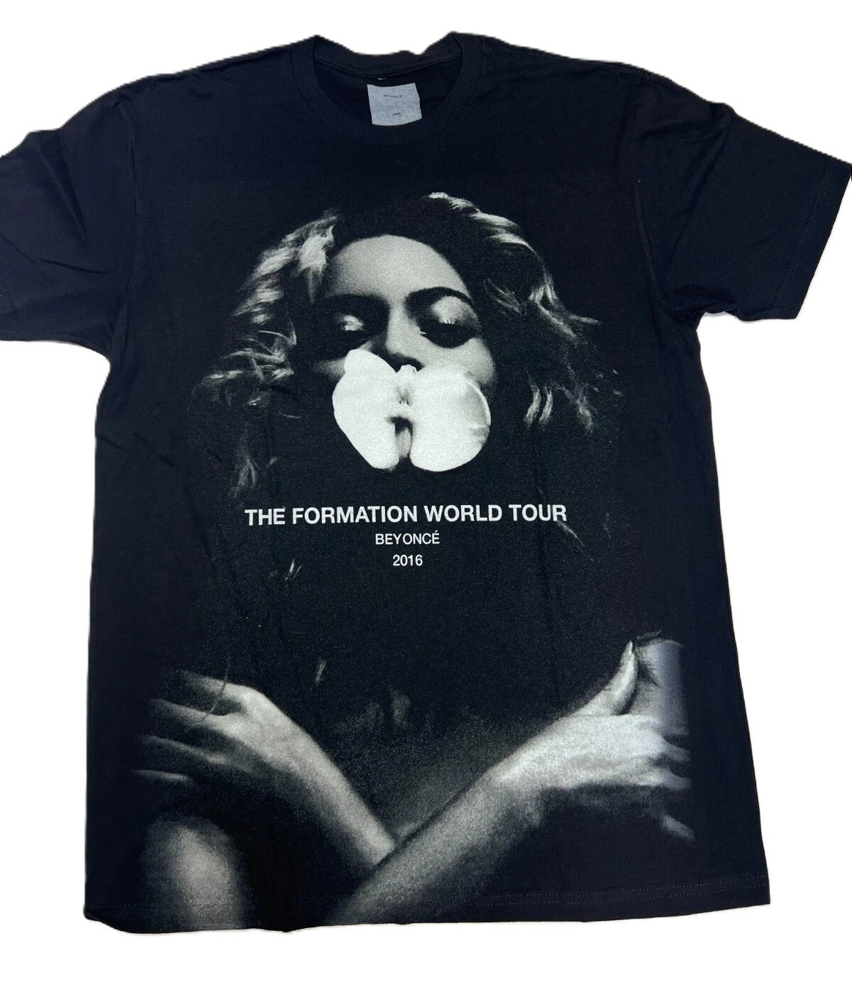 BEYONCE The Formation World TOUR 2016 TEE BLACK T-SHIRT OFFICIAL unisex NEW!!
