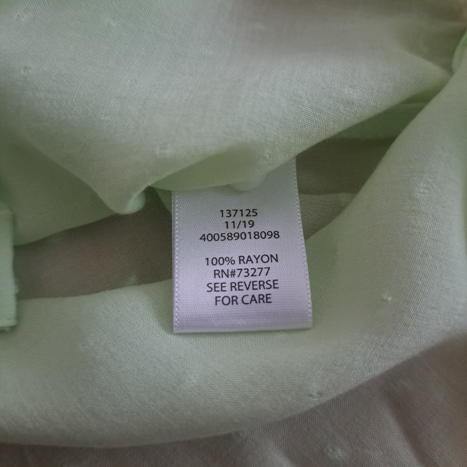 Candies Button Up Shirt Womens Size XS Green Cuffed Textured Sheer NWT $38.00