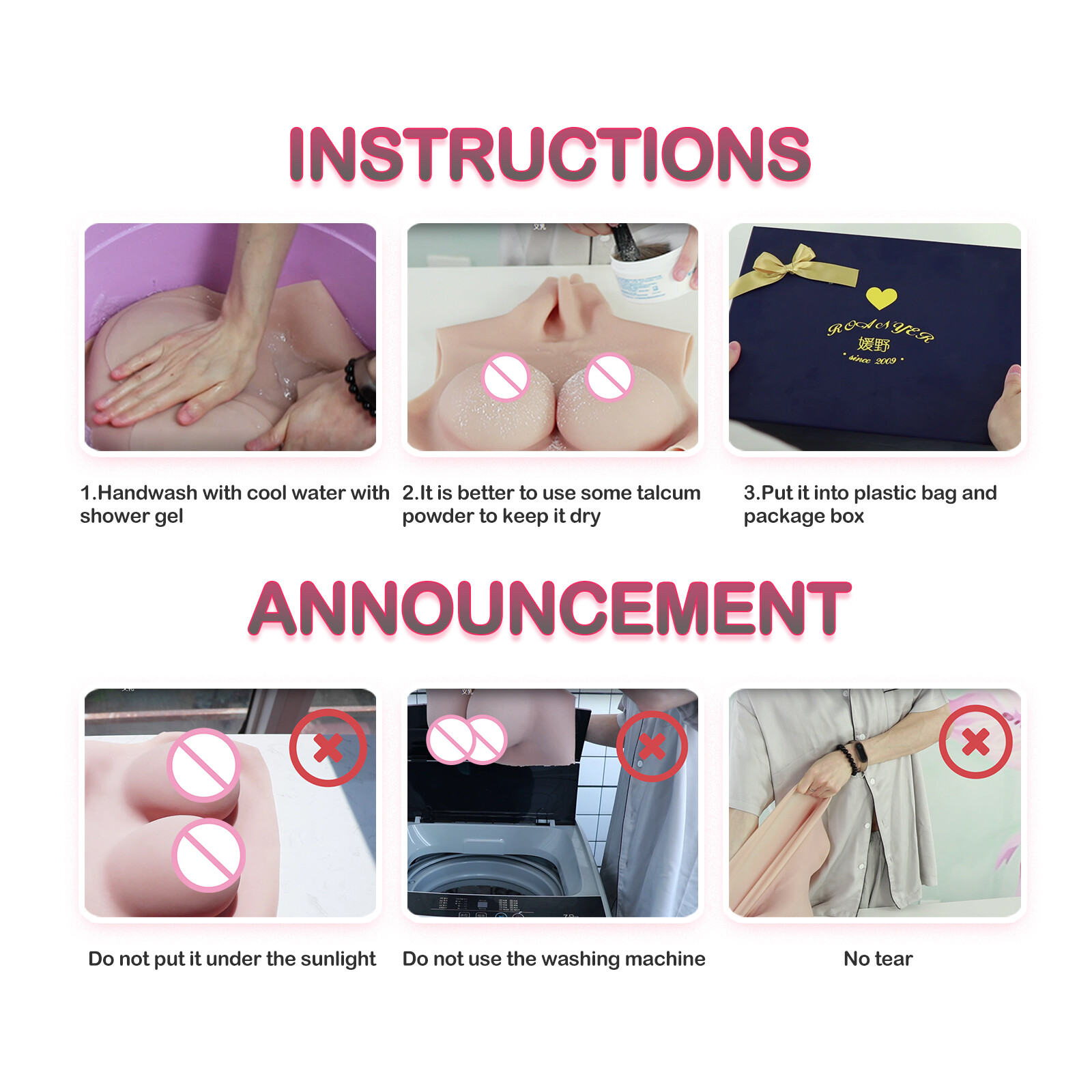 Roanyer Silicone Breast Form Fake Boobs Breastplate C-Z Cup for Crossdresser DQ