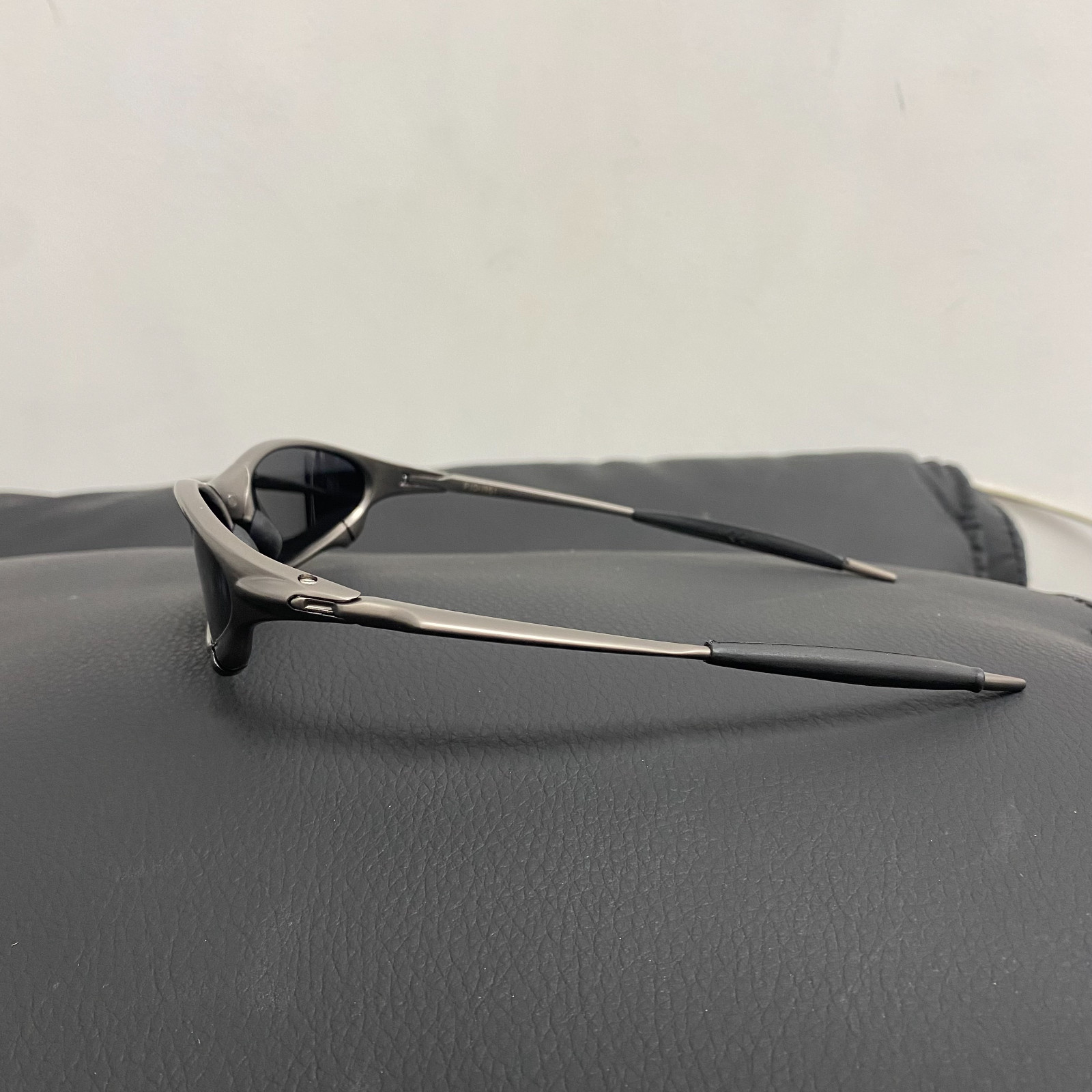 Vintage Y2K Oakley Penny X-Mental Polarized Sunglasses Black Lenses Gray Frame