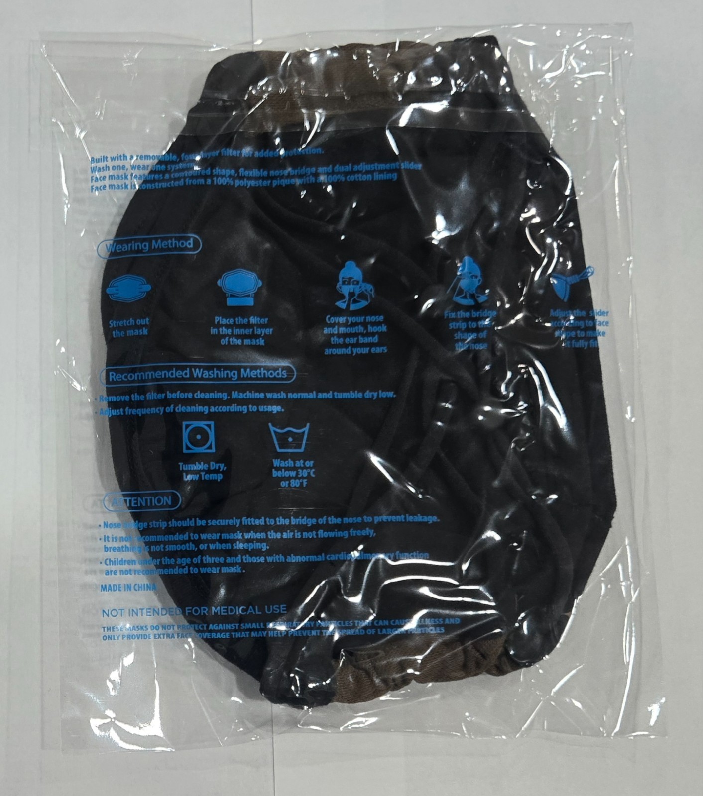 Cotton Face Masks with Nose Wire 5pack(10pcs) Brand New