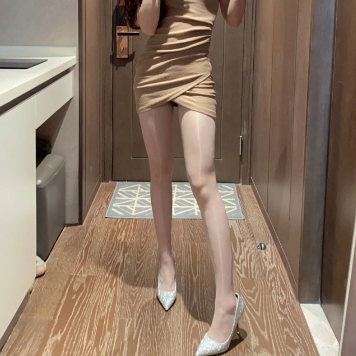 5D Glossy Oily Shiny Pantyhose Ultra-thin Bright Smooth Stockings for Women