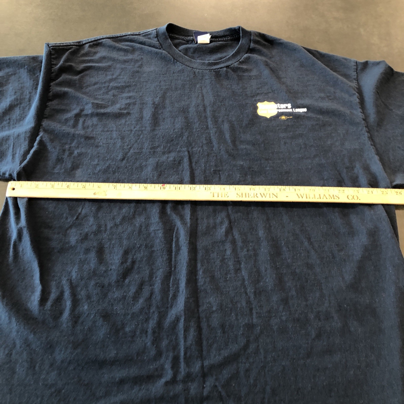 Vintage Teamsters Law Enforcement League 3XL Navy Graphic Prime Heavyweight USA