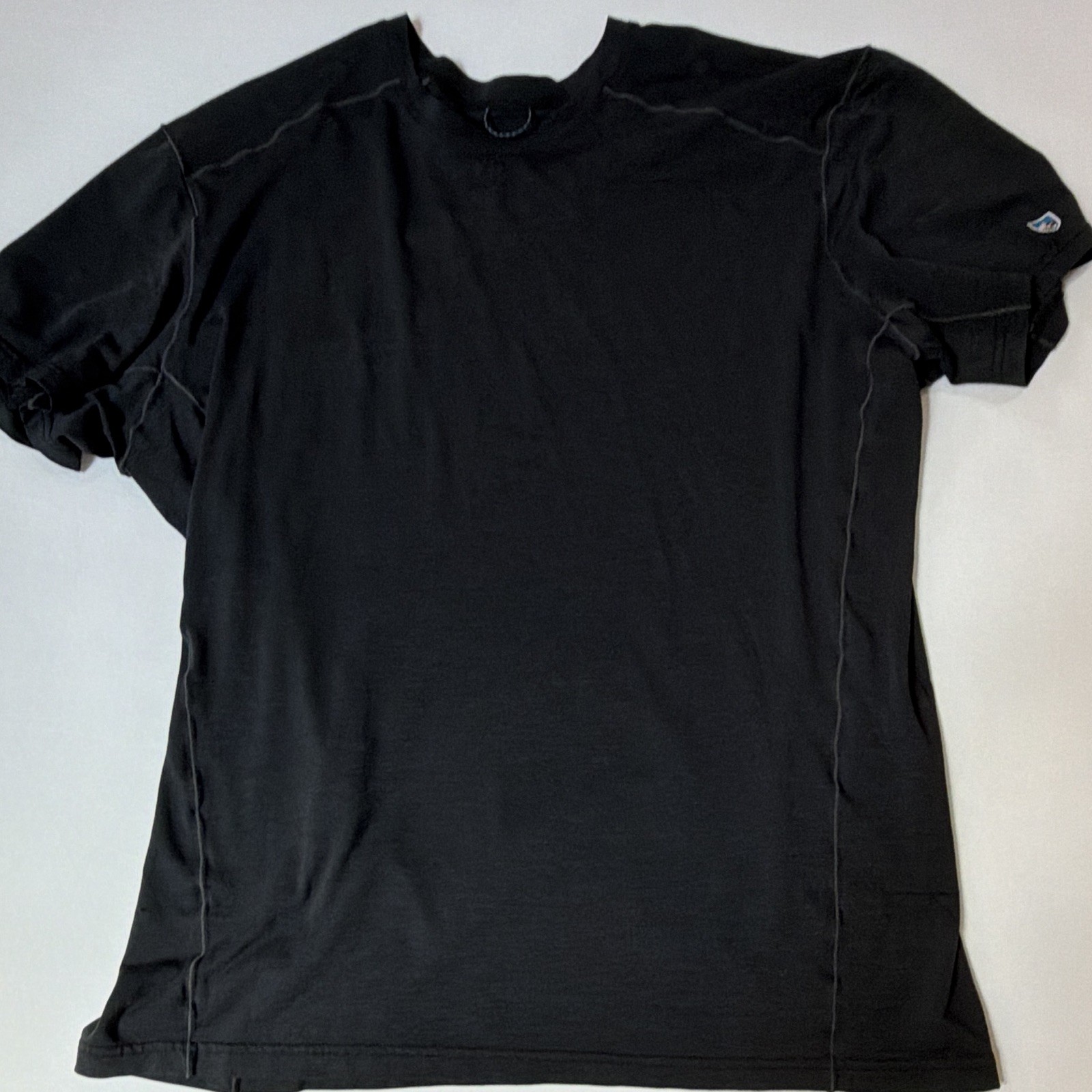 Kuhl Black Men’s Stretch Merino Blend Crew Neck Short Sleeve T-Shirt Size S