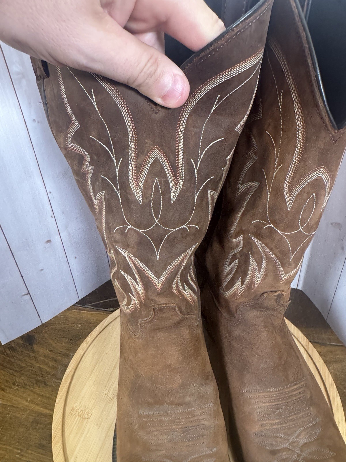 Justin 2263 Men’s Classic Western Boot with Bay Apache Foot Size 11 D US Made