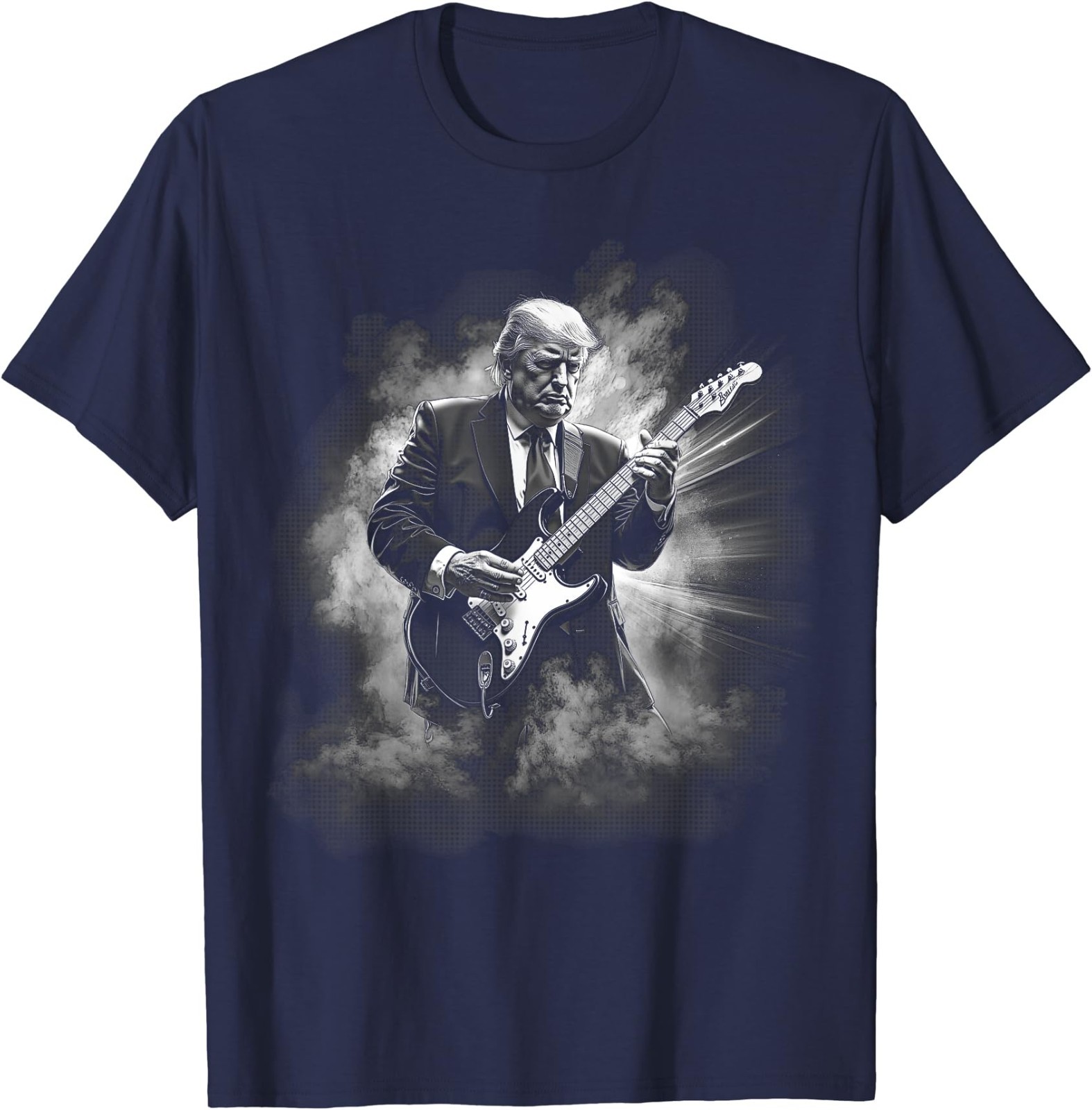 Donald Trump Playing Electric Rock Guitar T-Shirt