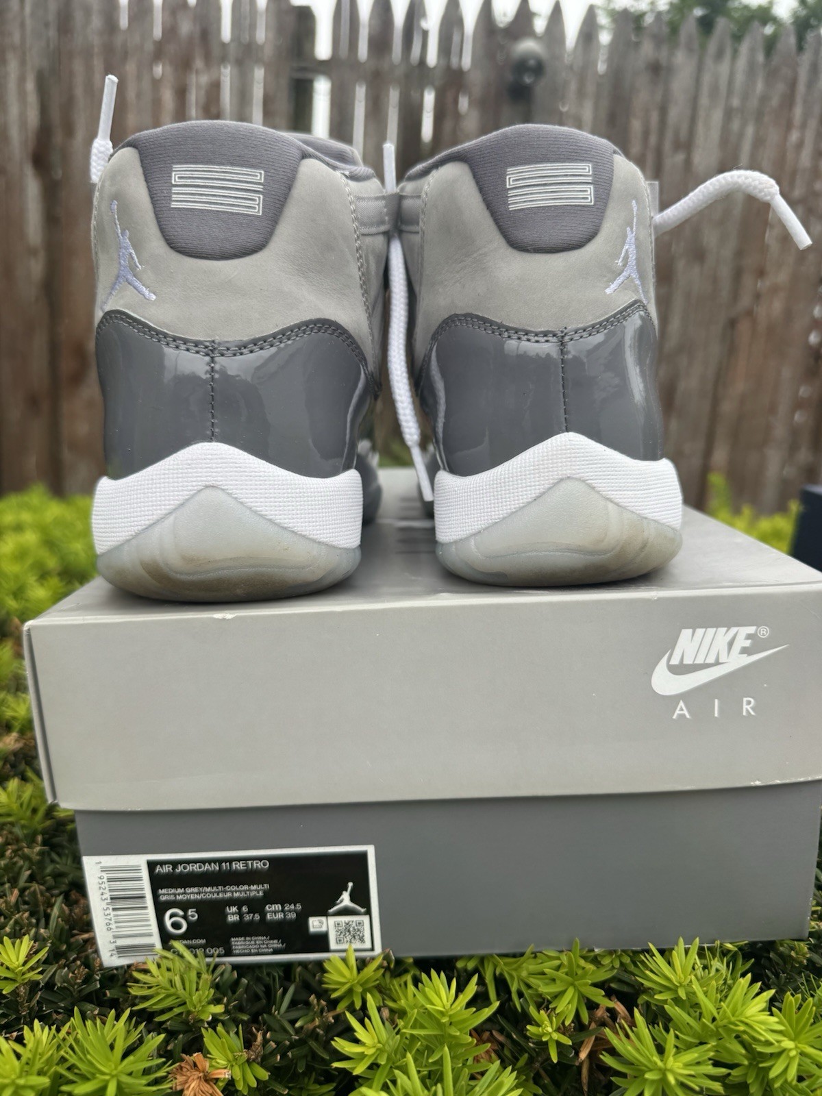 Jordan 11 Cool Grey Sz 6.5 2021