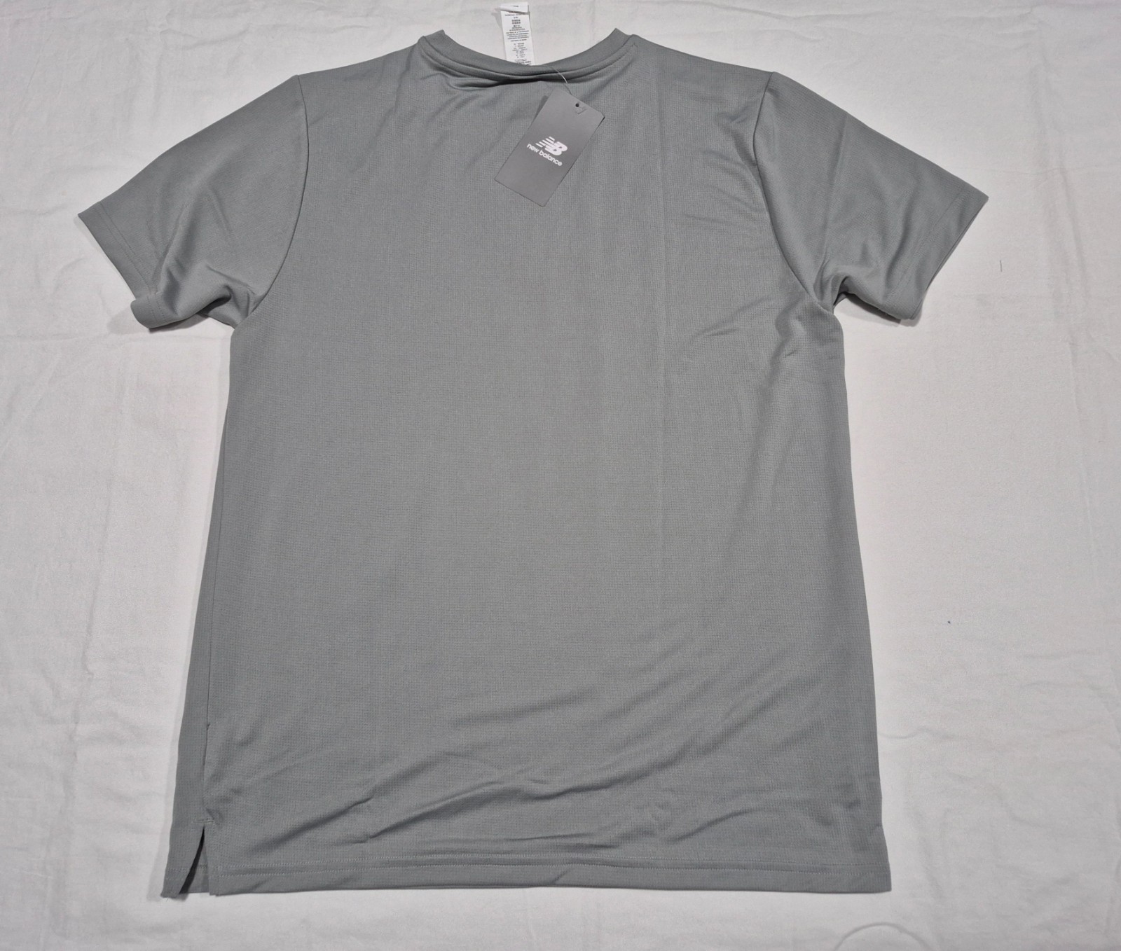 New Balance Men’s Fast Drying Moisture Wicking Running Gray shirt Polyester