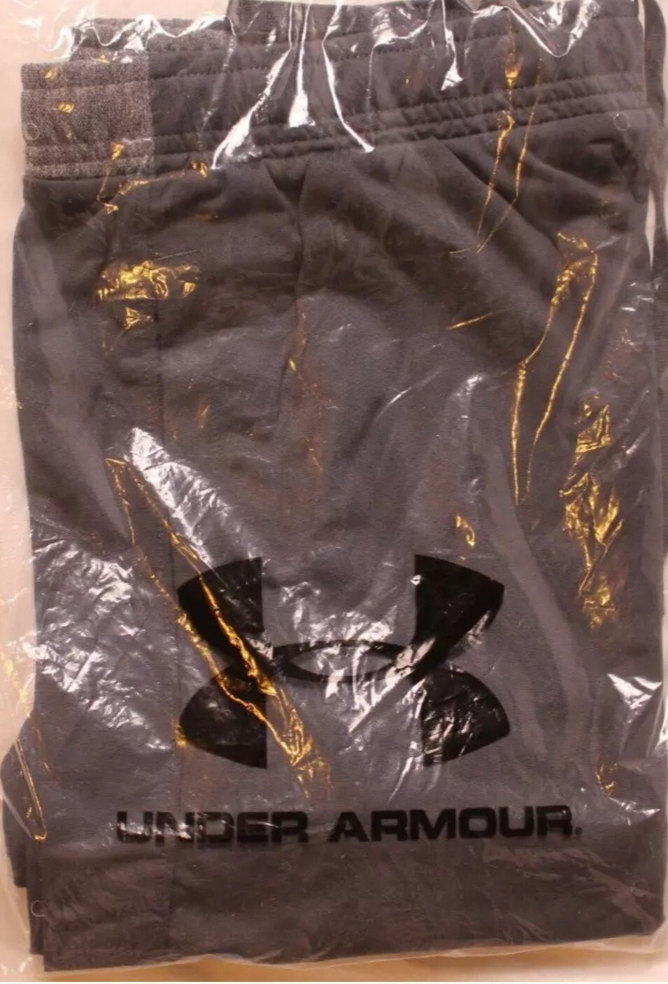 Under Armour Mens Locker 9In Pocketed Large Steel Gray Sports Workout Active