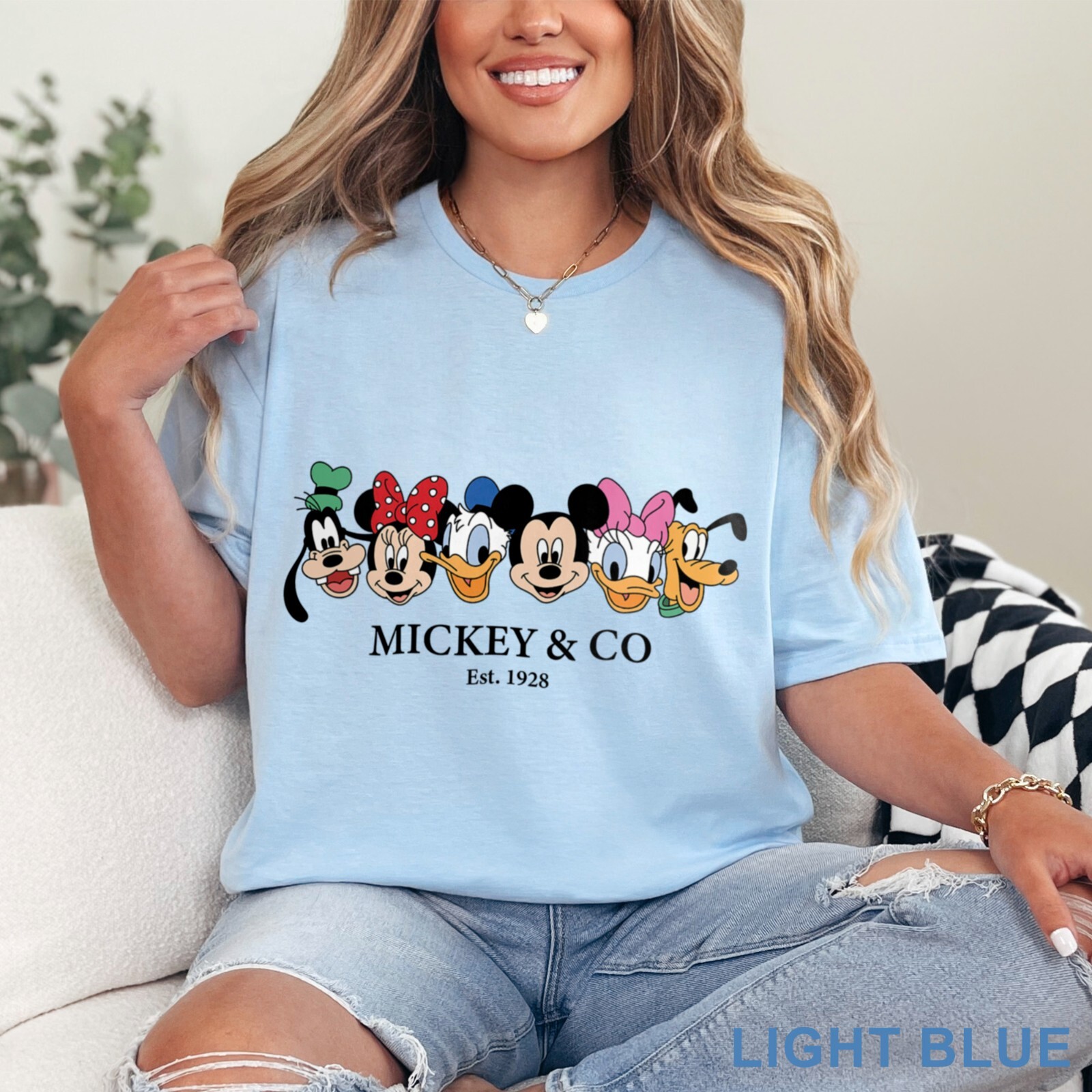 Vintage Mickey & Co 1928 Shirt, Mickey And Friends Shirt, Disneyland Tee, 202787