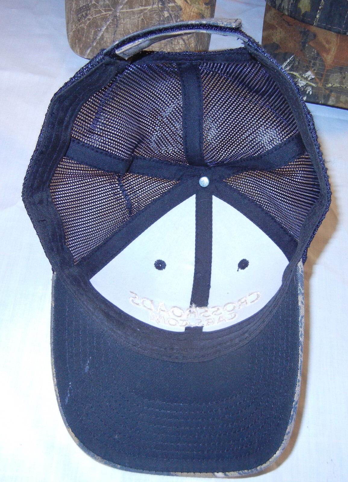 Lot of 4 Ball Caps Hats – One Size – Hook & Loop Back – See Seller Description