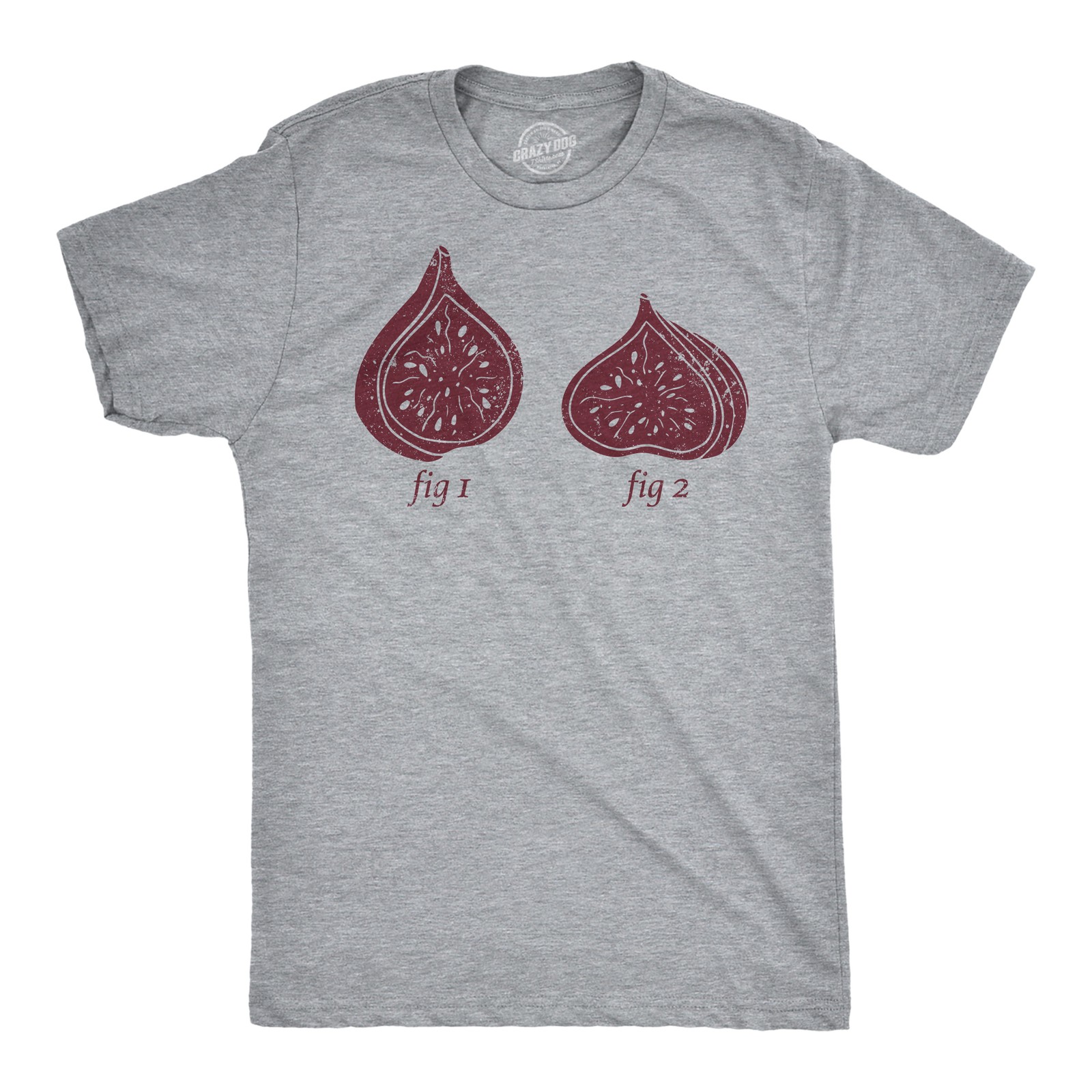 Mens Funny T Shirts Fig 1 Fig 2 Sarcastic Graphic Novelty Tee for Men