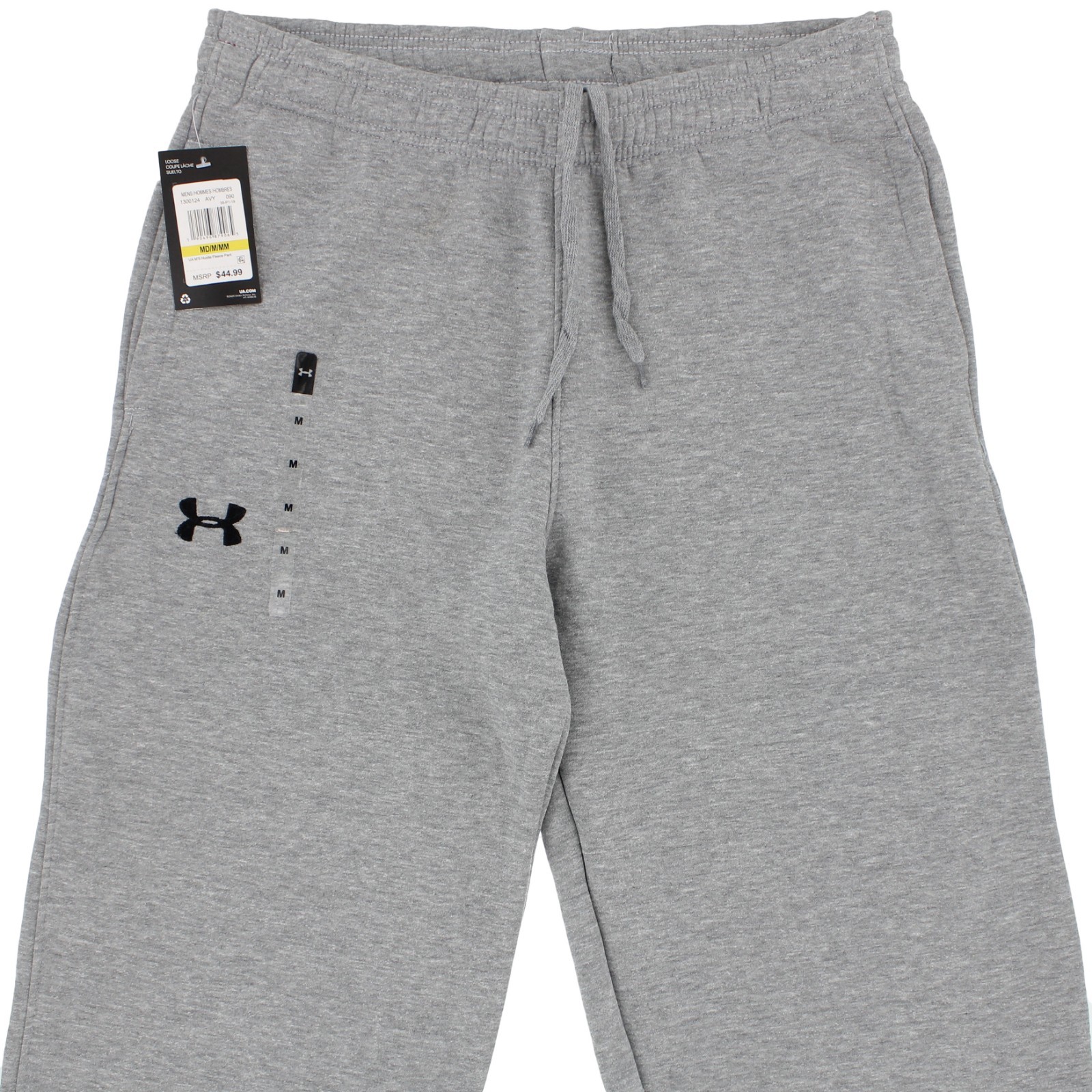 Under Armour Hustle Fleece Sweatpants, Men’s Straight Fit Moisture Wicking Pants