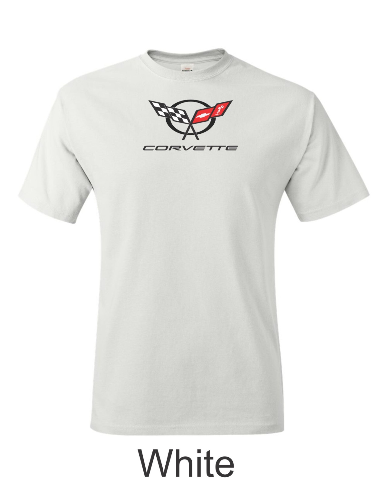 Vintage C5 Corvette Emblem Printed on Men’s Shirt. FREE SHIPPING !!!