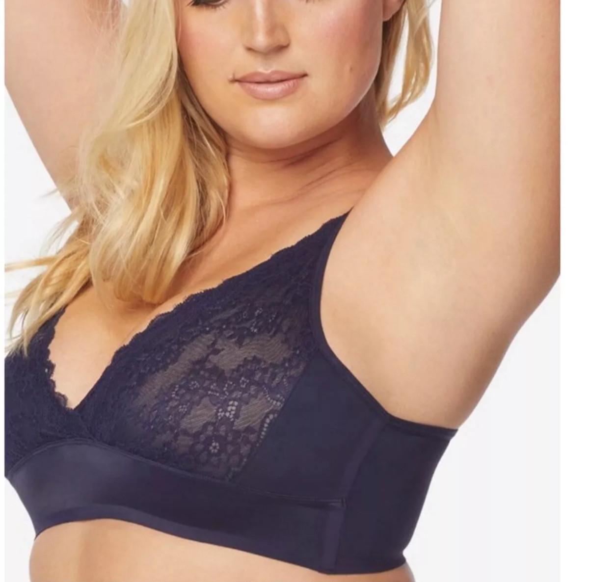 RUBY RIBBON LACE SECOND SKIN DEMIETTE #1776 NEW!