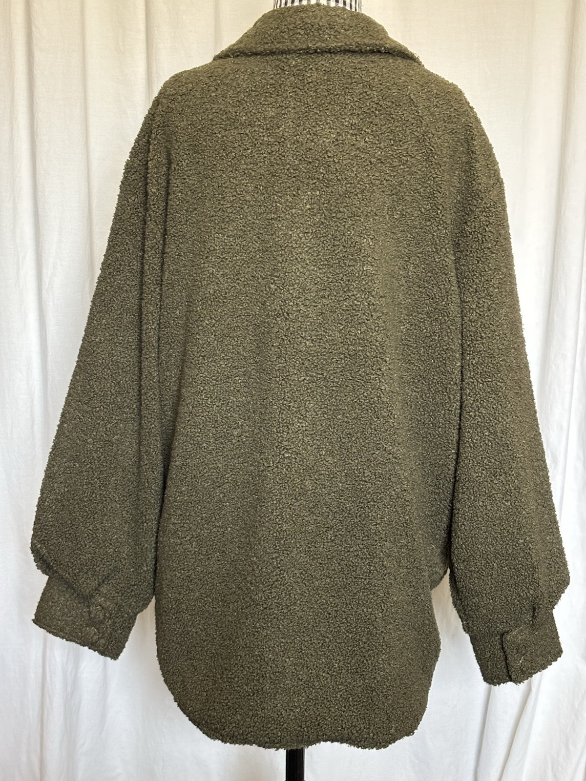 Southern Shirt Warm and Fuzzy Shirt Jacket Cedar Size Large Fully Lined NWT $98
