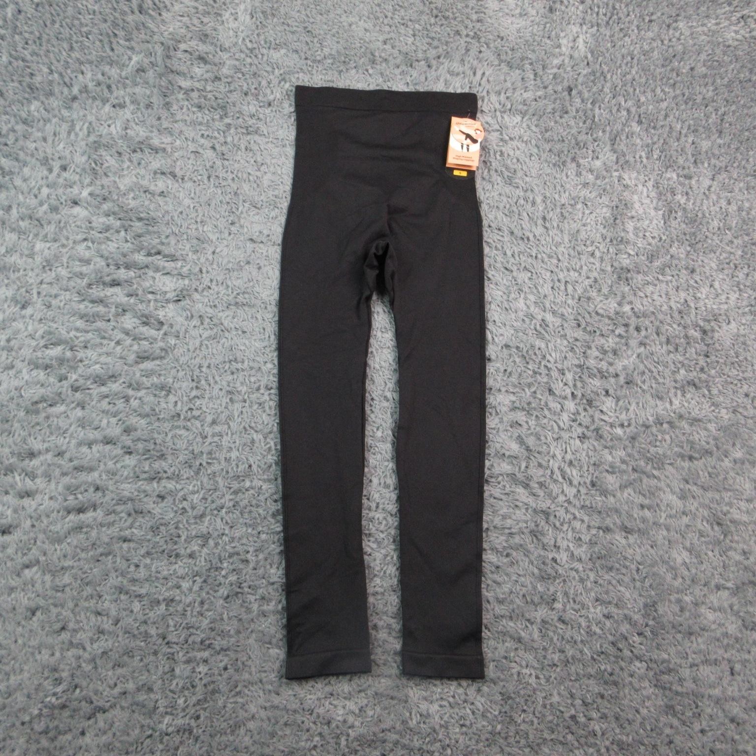 Shapermint Essentials Leggings Womens S Black Ankle High Rise Shaping 23×24* NWT