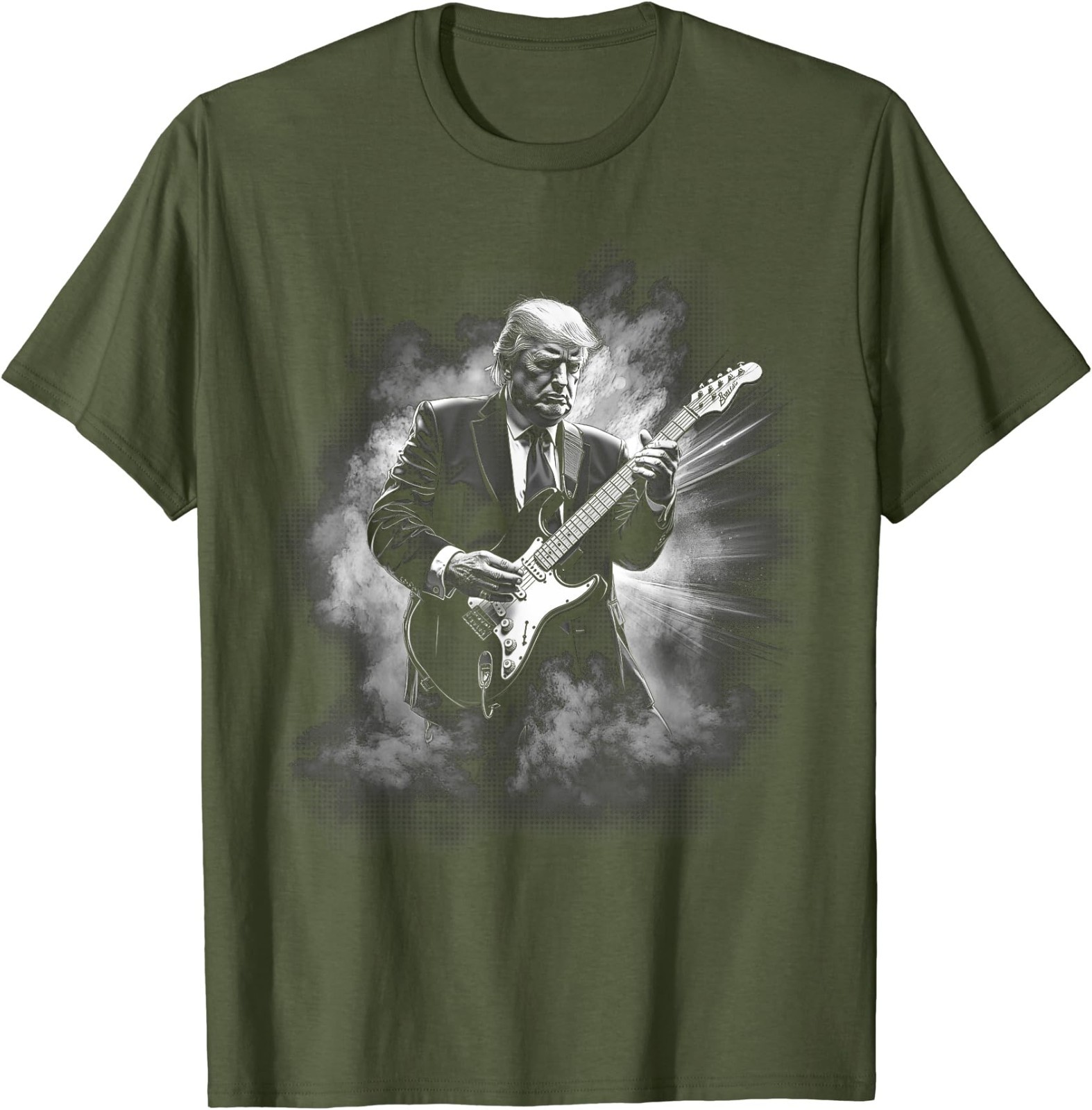 Donald Trump Playing Electric Rock Guitar T-Shirt
