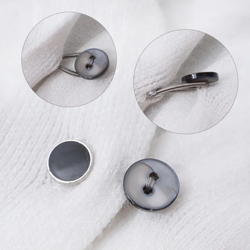 20x Extender Button Set Includes Elastic Waist Button and Comfy Collar Extender