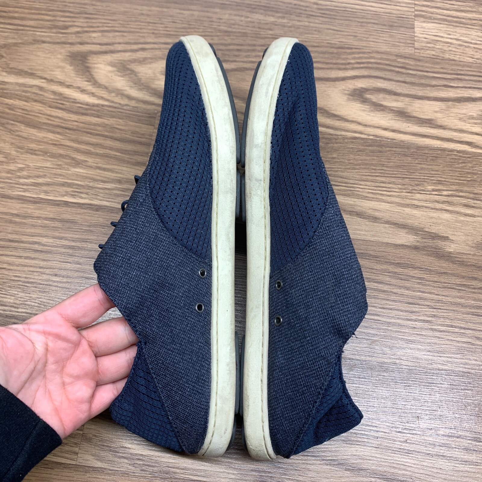Olukai Nohea Moku Mens Shoes Size 11 Blue Mesh Slip On Casual Sneakers